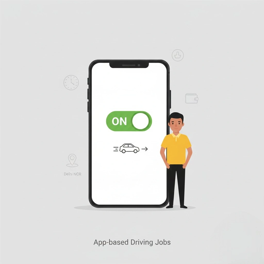 Delhi Mein Driver Ki Naukari Kaise Khoje? Trusted & Daily Kamai Wale Jobs - DriverGill