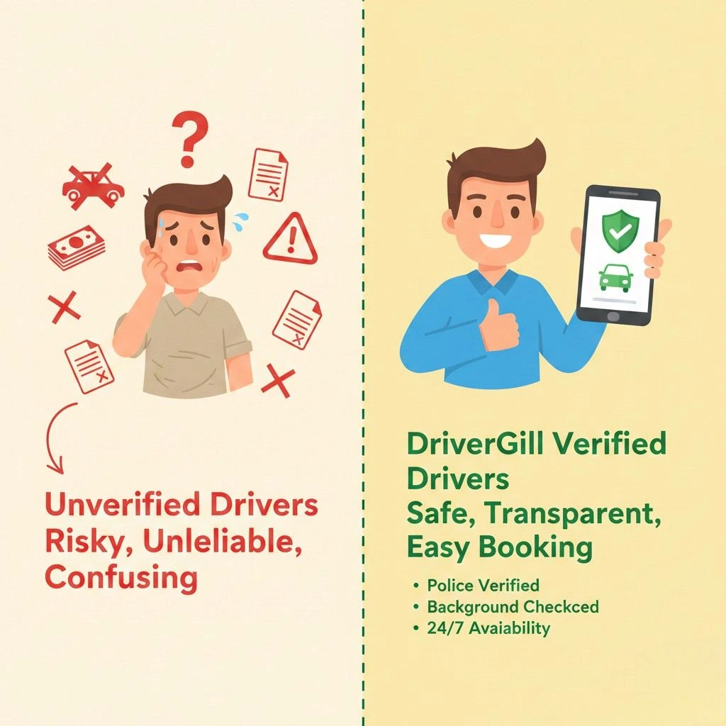 Best Hourly Driver Service in Delhi – Book Drivers for 1–8 Hours - DriverGill