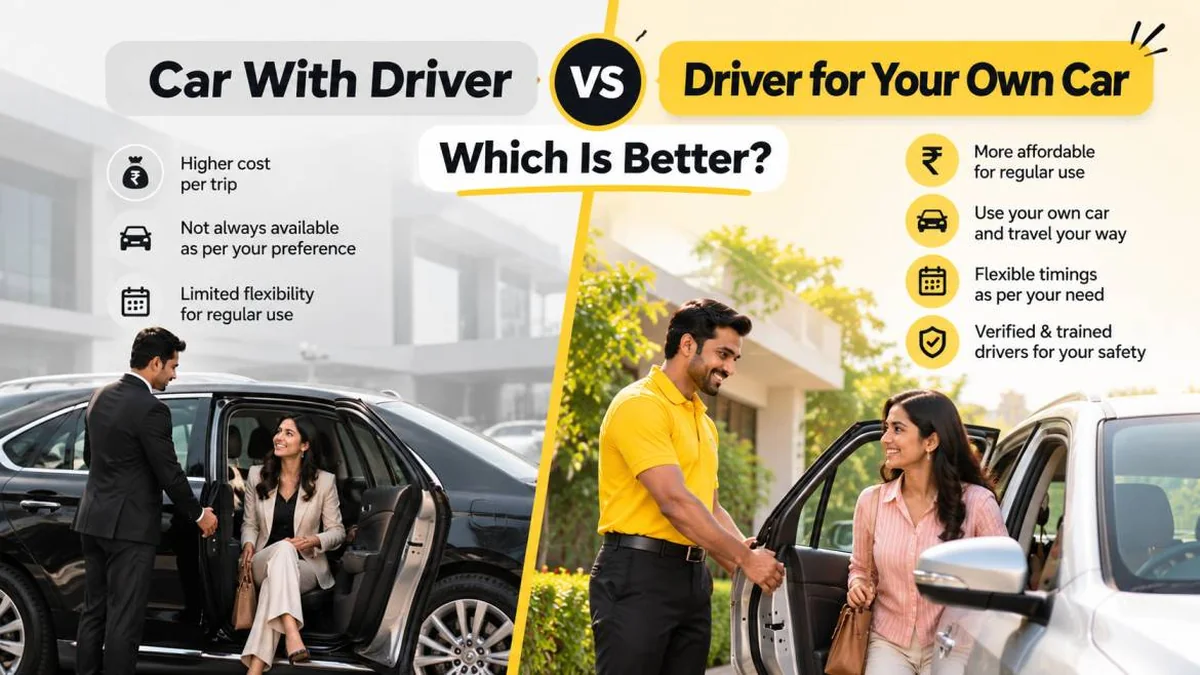 Car With Driver vs Driver for Your Own Car: Which Is Better?