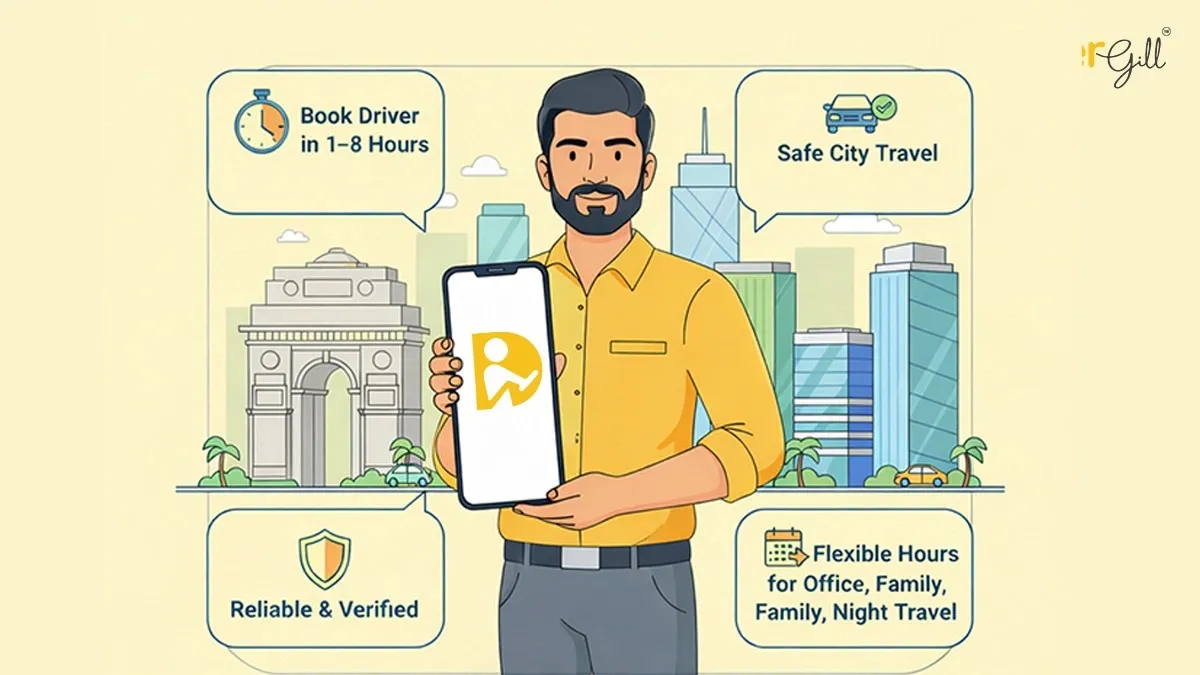 Best Hourly Driver Service in Delhi – Book Drivers for 1–8 Hours - DriverGill