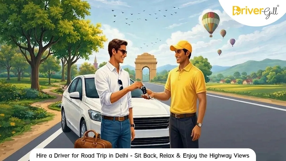 Hire a Driver for Road Trip in Delhi - Sit Back, Relax & Enjoy the Highway Views | DriverGill