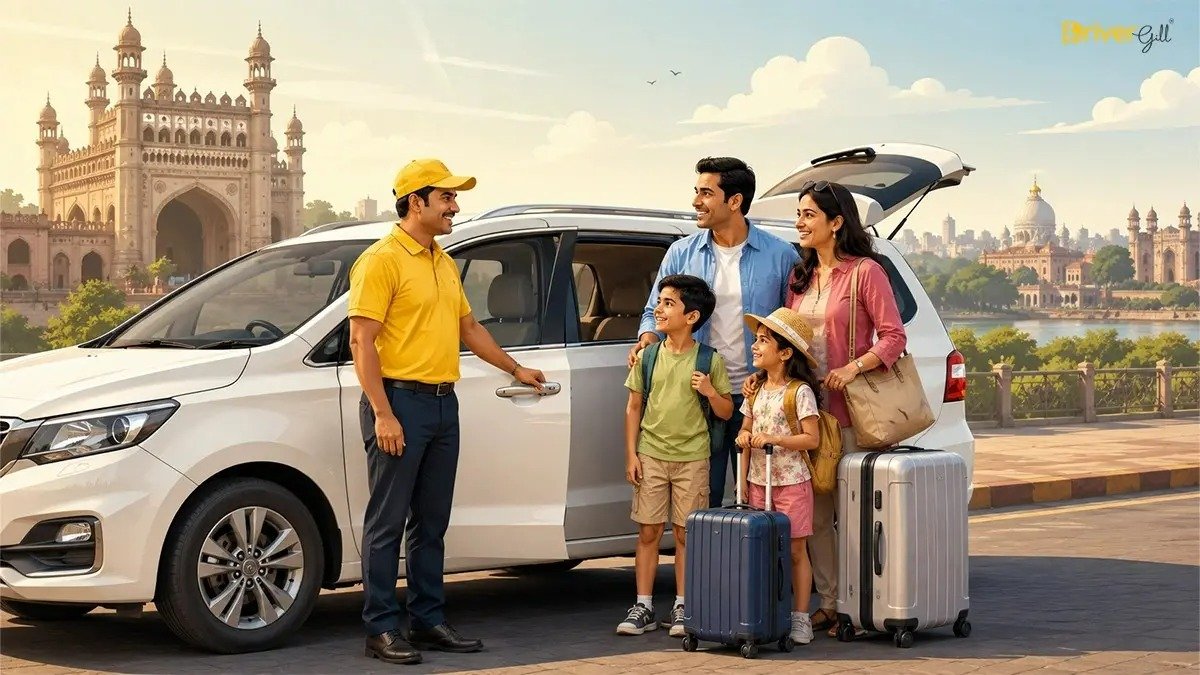 Outstation Driver Service from Lucknow for Family Trips