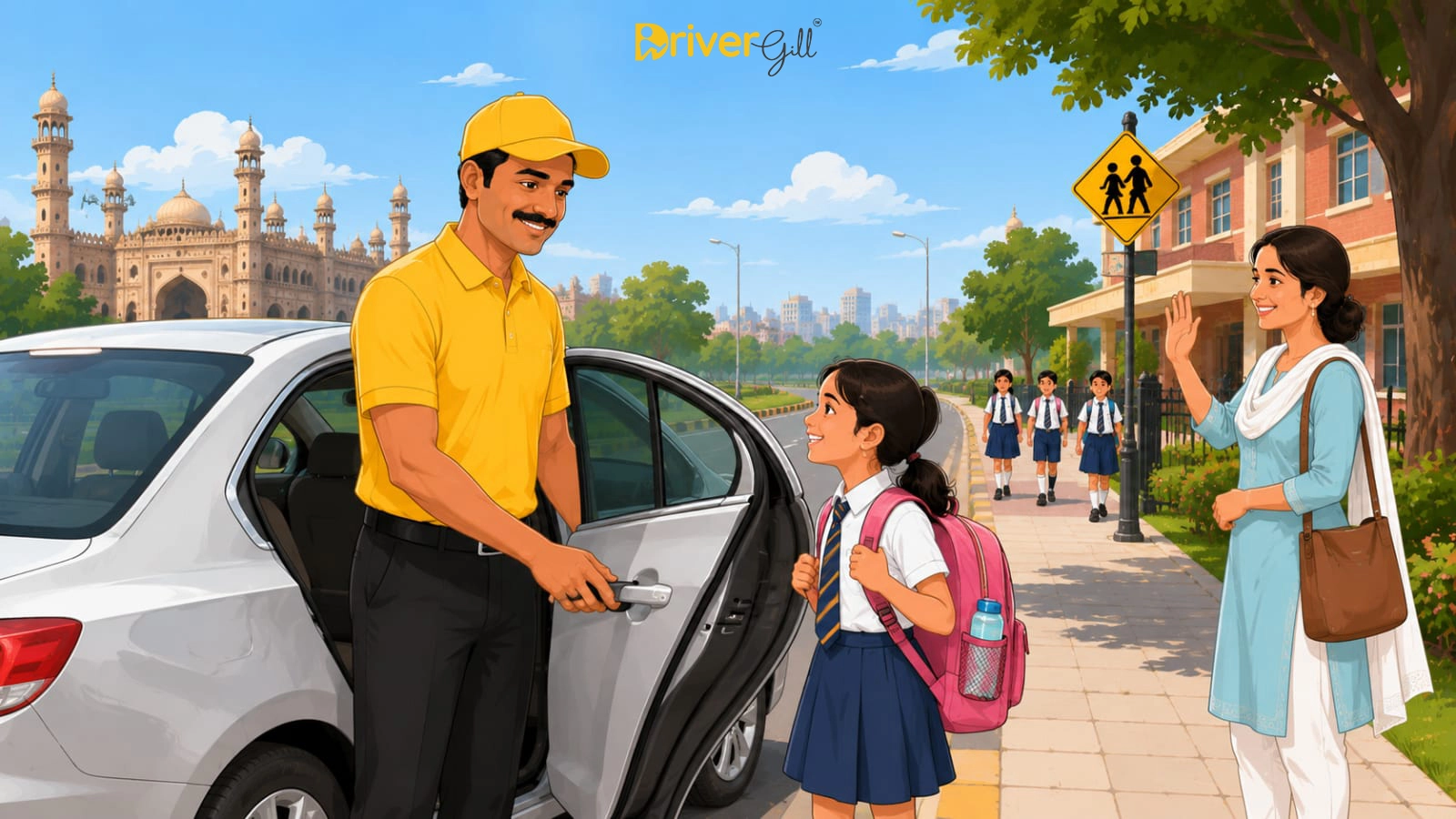 School Pickup & Drop Driver Service in Lucknow – Trusted Drivers for Your Child’s Safe Travel